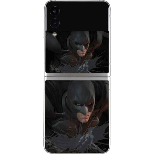 DC Comics Batman The Dark Knight Action pose Galaxy Z Flip3 5G Skin